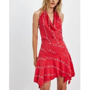NWOT Electric Days printed mini dress by Free People in size Medium
